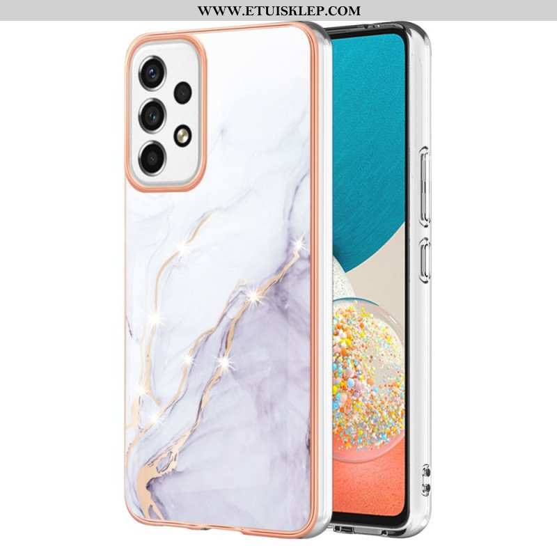 Etui do Samsung Galaxy A53 5G Silikonowy Elastyczny Marmur
